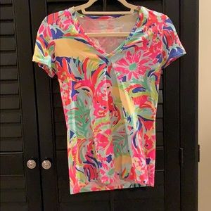 Lilly Pulitzer v neck top